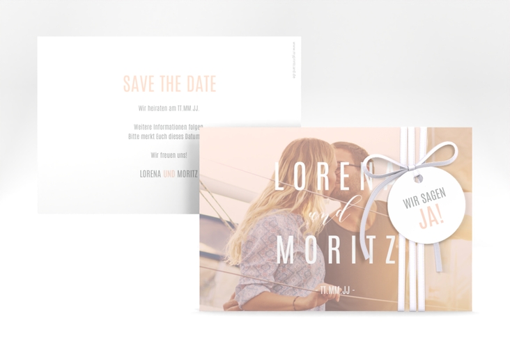 Save the Date-Karte Memory A6 Karte quer