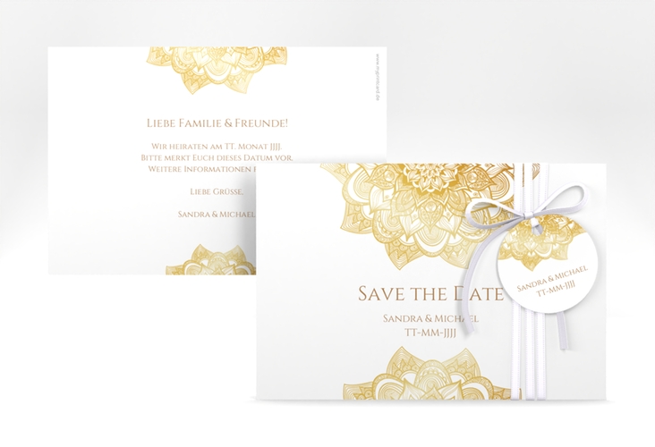 Save the Date-Karte Hochzeit Delight A6 Karte quer