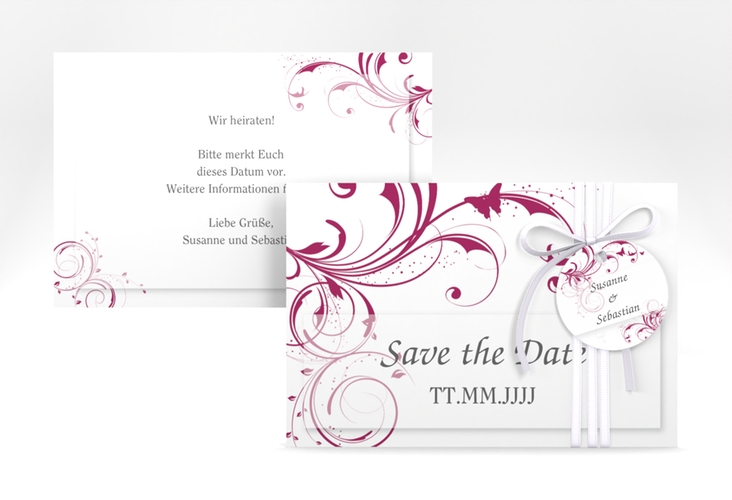 Save the Date-Karte Hochzeit Palma A6 Karte quer