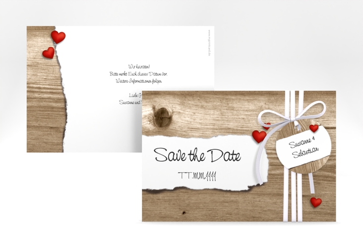 Save the Date-Karte Hochzeit Reichenhall A6 Karte quer