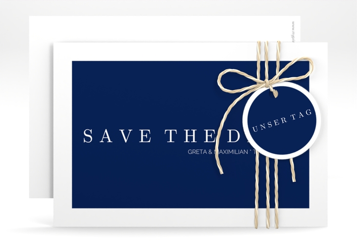 Save the Date-Karte Simply A6 Karte quer