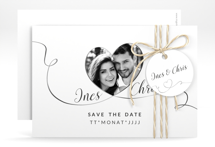 Save the Date-Karte Hochzeit Dolce A6 Karte quer