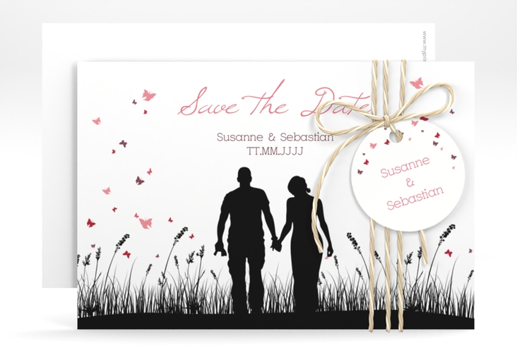 Save the Date-Karte Hochzeit Rouen A6 Karte quer