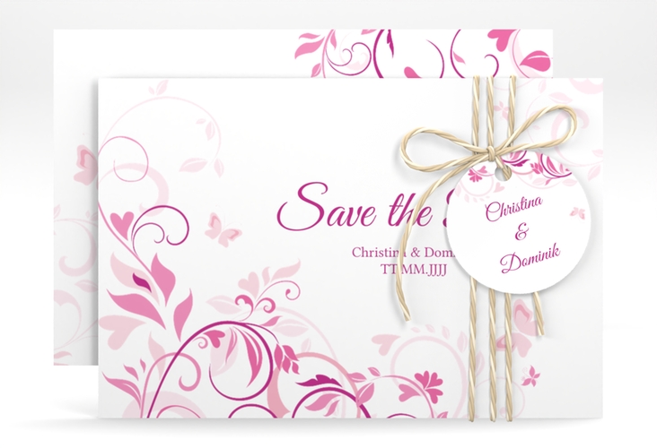 Save the Date-Karte Lilly A6 Karte quer