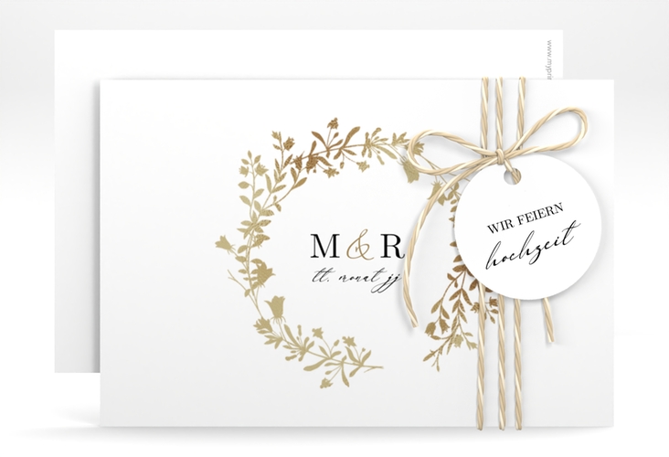 Save the Date-Karte Filigree A6 Karte quer