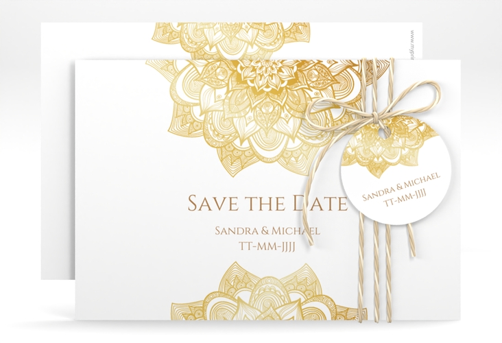 Save the Date-Karte Hochzeit Delight A6 Karte quer