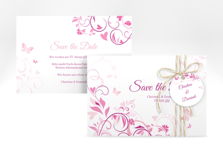 Save the Date-Karte Lilly A6 Karte quer