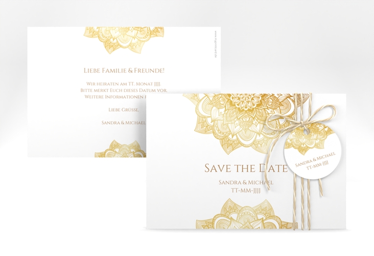 Save the Date-Karte Hochzeit Delight A6 Karte quer