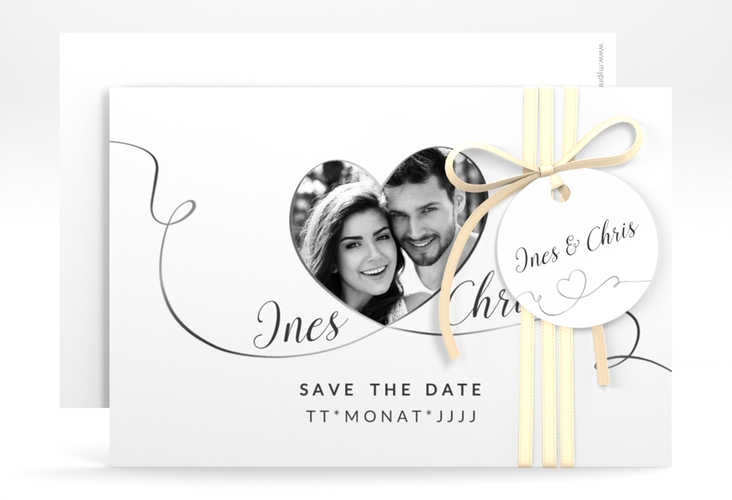 Save the Date-Karte Hochzeit Dolce A6 Karte quer