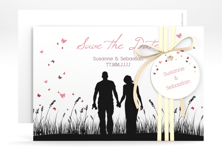 Save the Date-Karte Hochzeit Rouen A6 Karte quer