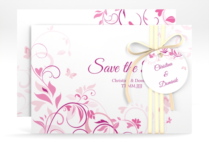 Save the Date-Karte Lilly A6 Karte quer