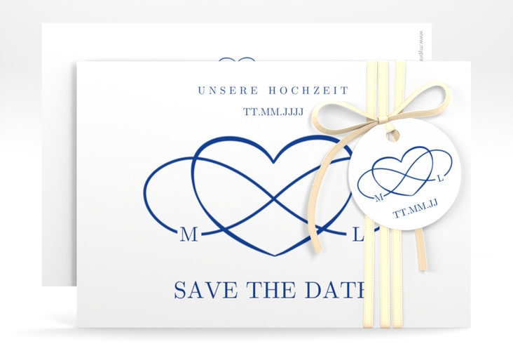 Save the Date-Karte Infinity A6 Karte quer hochglanz