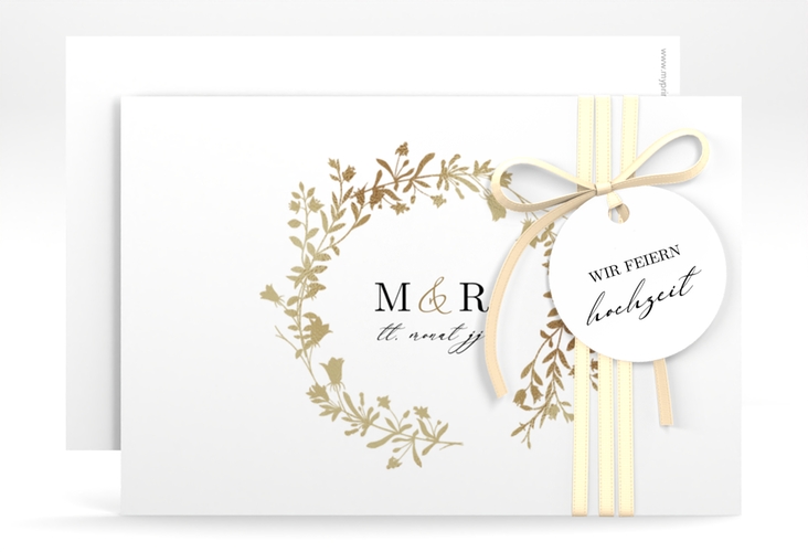 Save the Date-Karte Filigree A6 Karte quer