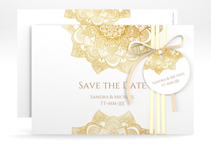 Save the Date-Karte Hochzeit Delight A6 Karte quer