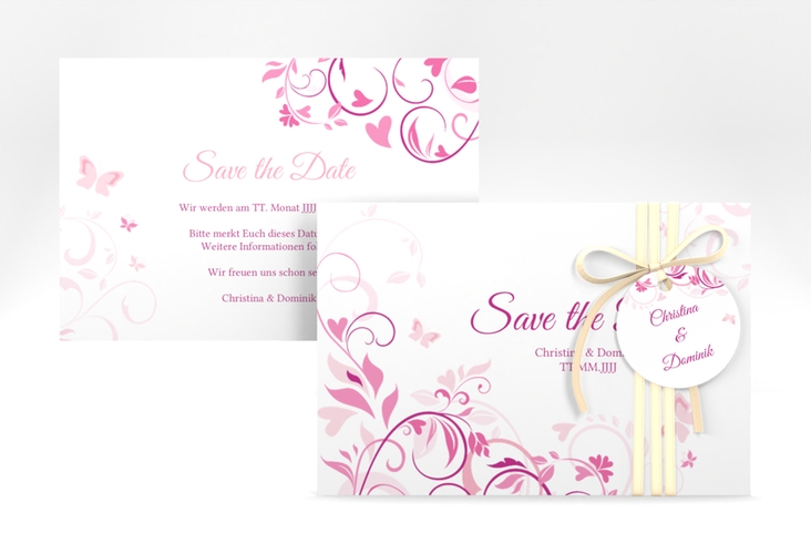 Save the Date-Karte Lilly A6 Karte quer