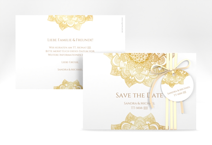 Save the Date-Karte Hochzeit Delight A6 Karte quer