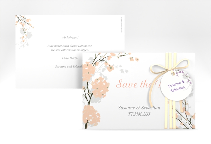 Save the Date-Karte Hochzeit Salerno A6 Karte quer