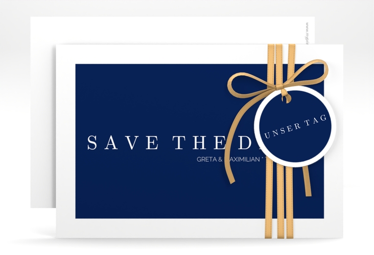 Save the Date-Karte Simply A6 Karte quer