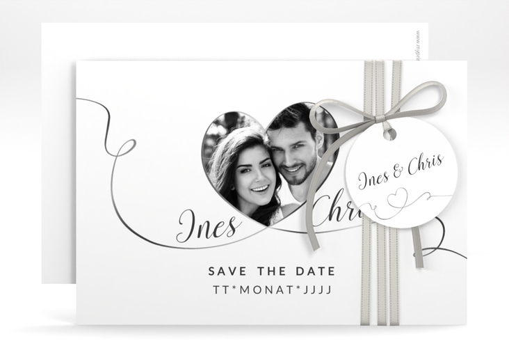 Save the Date-Karte Hochzeit Dolce A6 Karte quer