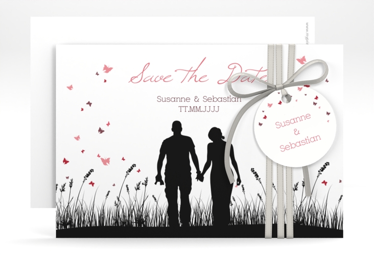 Save the Date-Karte Hochzeit Rouen A6 Karte quer