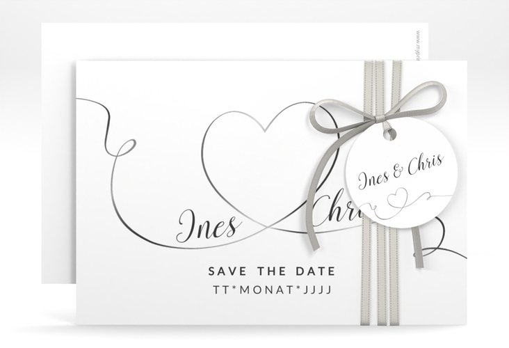 Save the Date-Karte Hochzeit Dolce A6 Karte quer