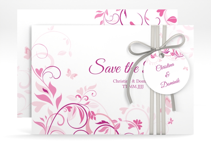 Save the Date-Karte Lilly A6 Karte quer