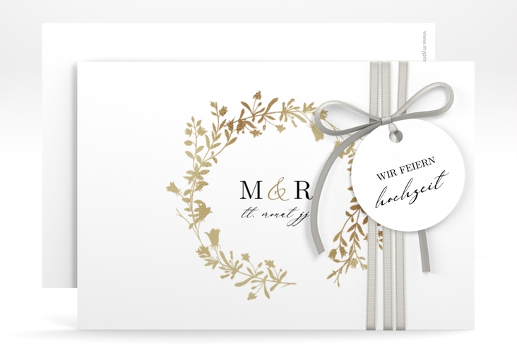 Save the Date-Karte Filigree A6 Karte quer