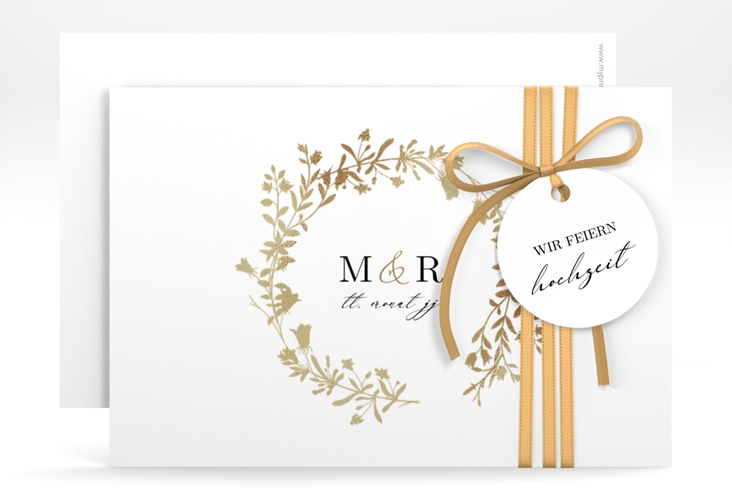 Save the Date-Karte Filigree A6 Karte quer