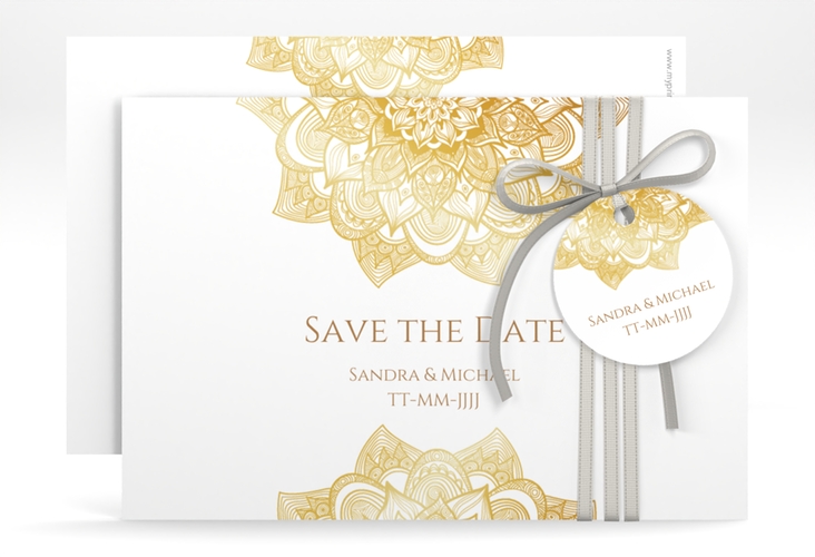 Save the Date-Karte Hochzeit Delight A6 Karte quer