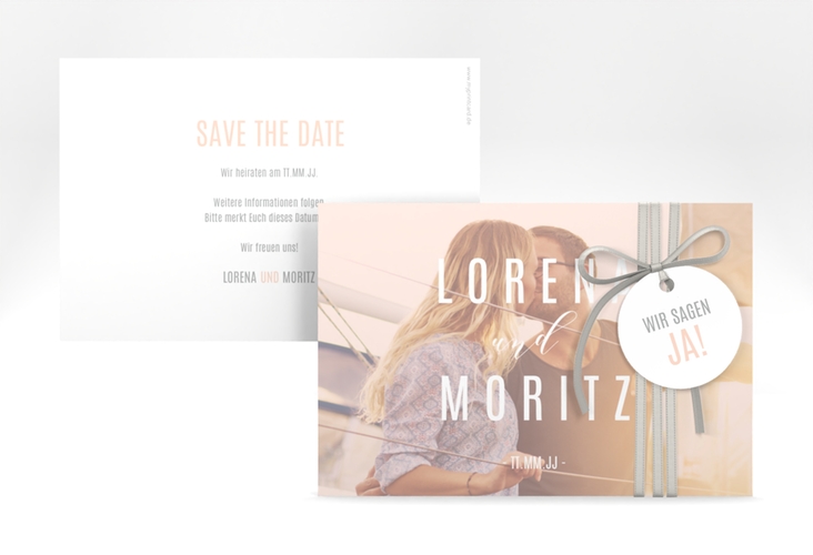 Save the Date-Karte Memory A6 Karte quer