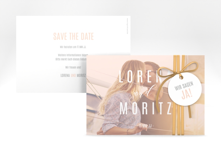 Save the Date-Karte Memory A6 Karte quer