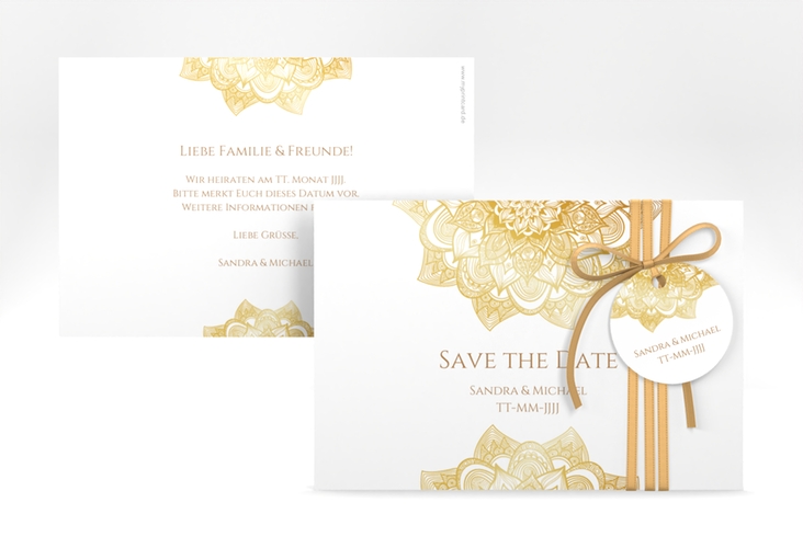 Save the Date-Karte Hochzeit Delight A6 Karte quer