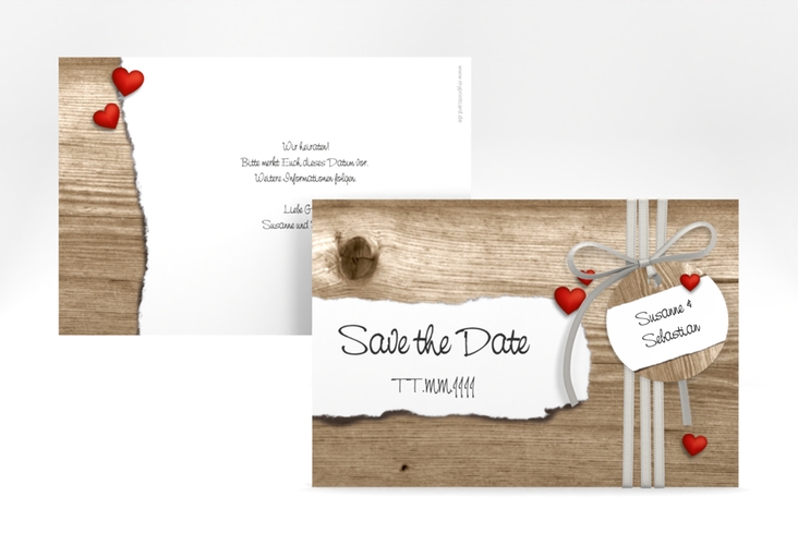 Save the Date-Karte Hochzeit Reichenhall A6 Karte quer