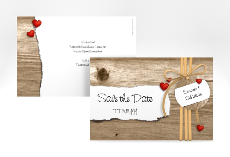 Save the Date-Karte Hochzeit Reichenhall A6 Karte quer