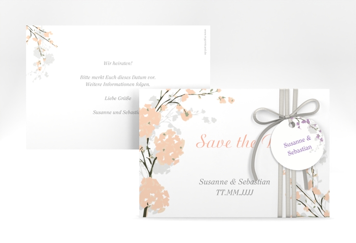 Save the Date-Karte Hochzeit Salerno A6 Karte quer