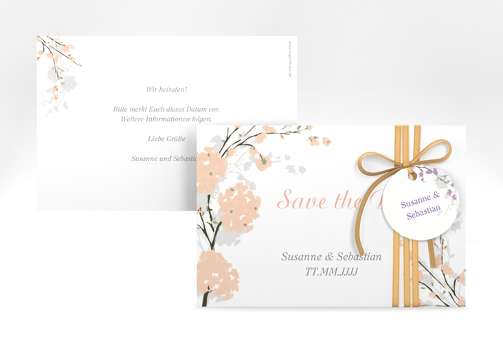 Save the Date-Karte Hochzeit Salerno A6 Karte quer